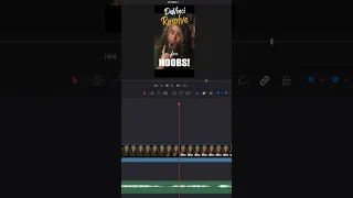 An EASIER Way To Resize Rotate Video Clips DaVinci Resolve For NOOBS Tip 52 
