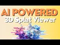 Interactive 3D Gaussian Splatting AI Face Tracking Hand Gesture Prototype