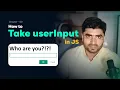 04 - JavaScript User Input Output prompt alert console log document write Explained