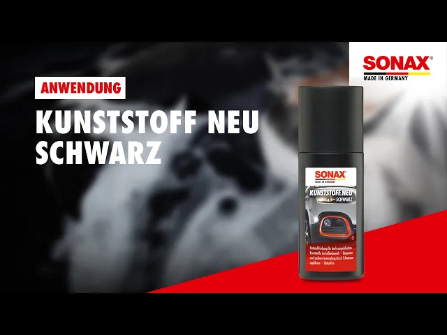 Plastiko juodintojas SONAX, 100ml