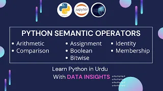 Python-3 Semantic Operators Arithmetic Bitwise Comparison Boolean Identity Membership