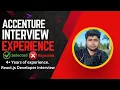 4 5 years experienced Frontend developer interview in Accenture