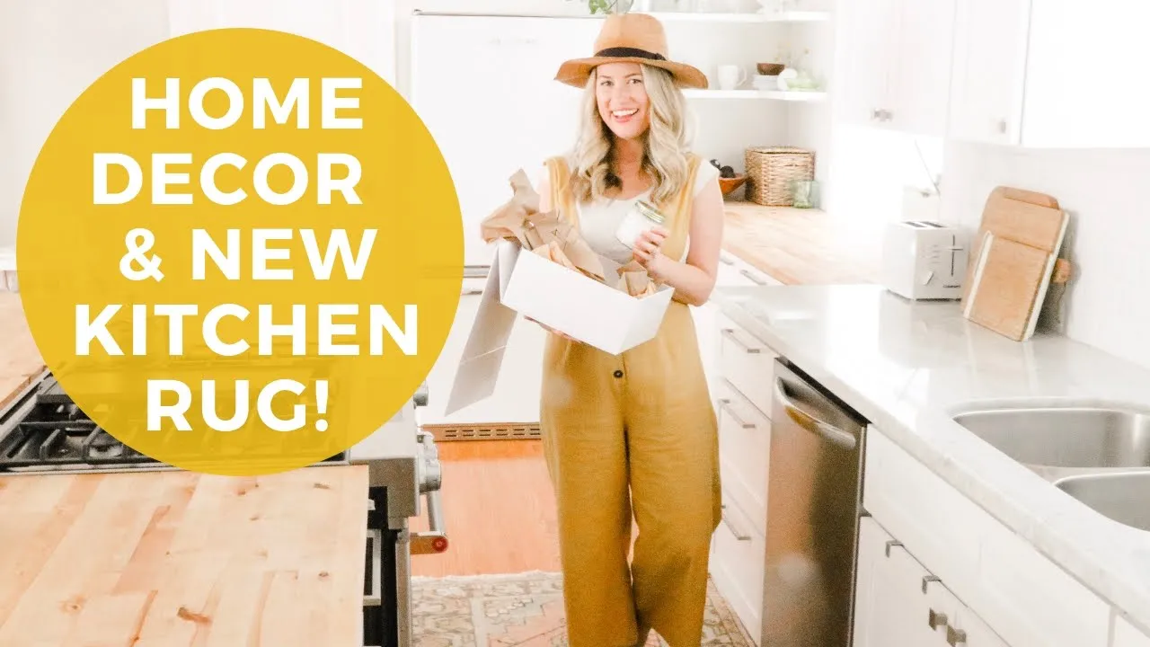 Spring Home Decor Unboxing & New Kitchen Rug!