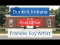 Dunkirk Indiana Post Office and Mural