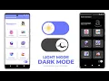 How to Implement Dark Mode Theme in Android Studio Custom Switch Modern Dashboard