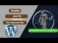 Disable php File Execution Via htaccess Wordpress Security