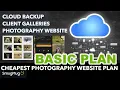 Cheapest Photography Website from SmugMug - The Basic Plan Cloud Backup Client Galleries Website