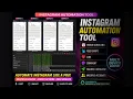 Instagram Automation Tool 2026 Multi Device Reels Upload Auto Like Comment Feed Swipe BAS