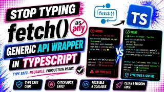 Stop Typing fetch as any Generic API Wrapper in TypeScript