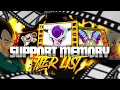 THE ULTIMATE LIST DOKKAN SUPPORT MEMORIES TIER LIST DBZ Dokkan Battle
