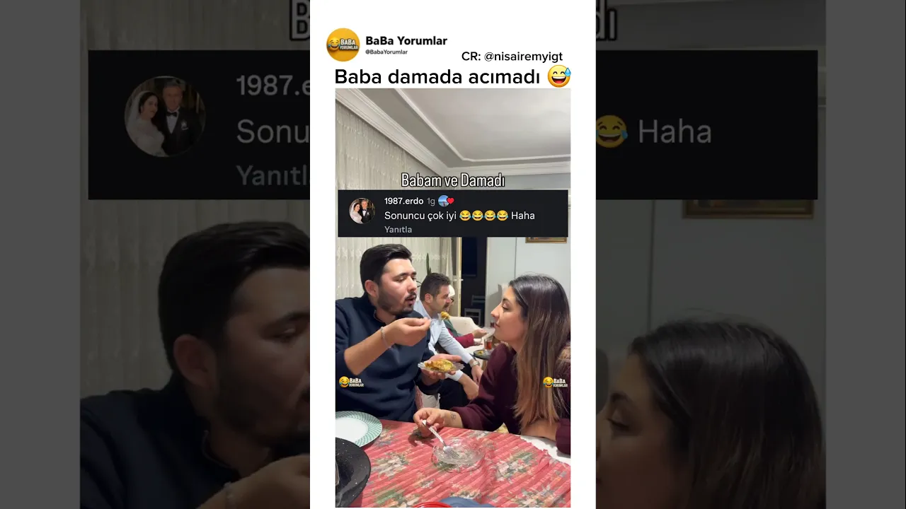 Baba kızmış 😅