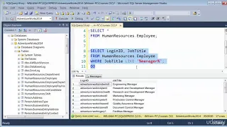 SQL Tutorial - Filtering data with string comparison in SQL