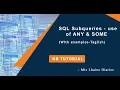 SQL Subqueries Database Tutorial With examples Taglish