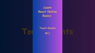 Master Touch Events in React Native Touchable Components Explained