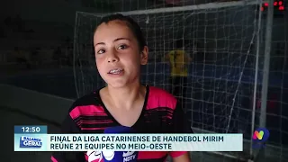 Liga Catarinense de Handebol Mirim reúne mais de 300 atletas no Meio-Oeste