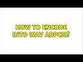 How to encode into WAV ADPCM
