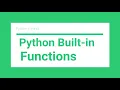 Built-in functions in python part 1 Python tutorial for absolute beginners in Hindi