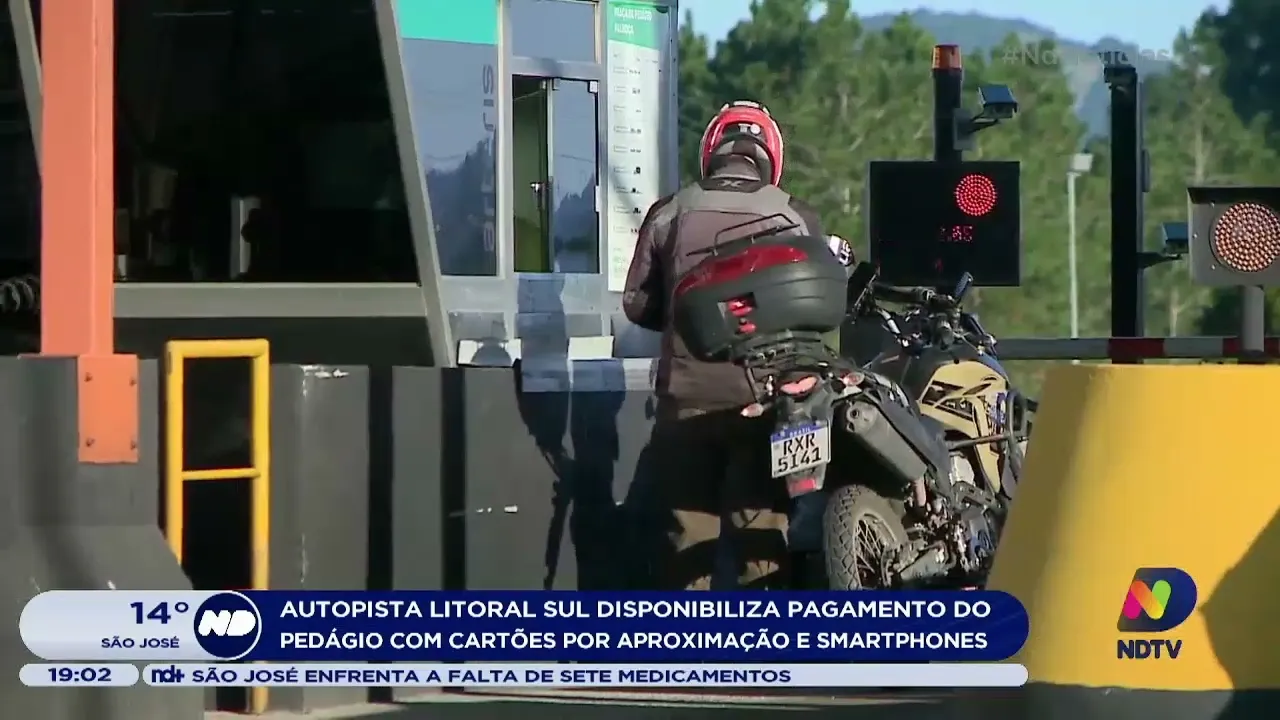 Pedágio da Autopista Litoral Sul disponibiliza pagamento com cartões e celulares