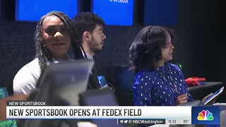 FedExField Cuts Ribbon on 1st Sportsbook Inside an NFL Stadium NBC4 Washington