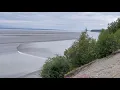 Small Alaska Bore Tide in Knik Goose Bay Two Views
