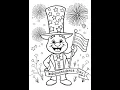 Easy 4th of July Coloring Pages for Kids FREE Printables
