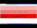 How to Make Background Transparent in HTML CSS Background Opacity to change transparency in CSS