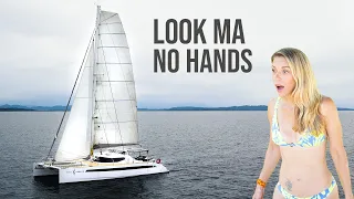 Our PERFORMANCE CATAMARAN SAILS Itself! You’ll be SHOCKED | Harbors Unknown Ep. 90