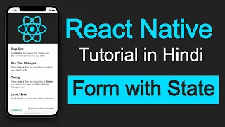 React Native tutorial Simple Form in React-Native form with state