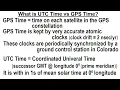Special Topics - GPS 48 of 100 What is UTC Time vs GSP Time