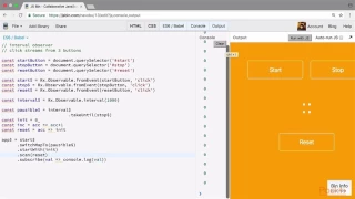 Reactive JavaScript Programming Building a Stopwatch Application packtpub com