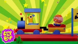 Super Silly Train Ride | Silly Duck | Funny Cartoon for Kids Compilation | Loop de Boop