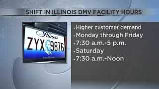Illinois DMV changes hours