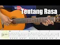 Tentang Rasa - Astrid - Fingerstyle Guitar Tutorial + TAB \u0026 Lyrics