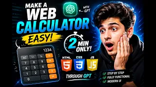 Build a Modern Calculator Using HTML CSS JavaScript in 2 Minutes