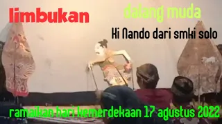 limbukan gatutkoco sungging dalang muda ki nando dari smki solo