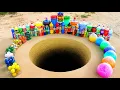 Download Lagu Experiment: Giant Pepsi Cola, 7up, Fanta, Monster, Big Balloons Orbeez Soda vs Mentos Underground