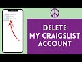 How to Delete Craigslist Account 2024 EASY