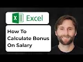 How to Calculate Bonus on Salary in Microsoft Excel 2026 Guide