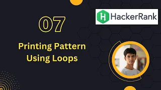 07 Printing Pattern Using Loops HackerRank Problem Solution Bangla C Programming Language