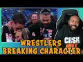 ROSS REACT TO 42 MINUTES OF WRESTLERS HILARIOSULY BREAKING CHARACTER