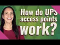 How do UPS access points work