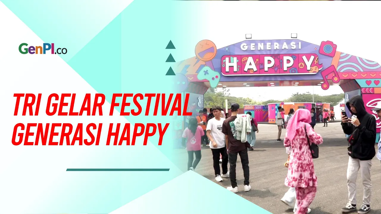 Ajak Gen Z Lebih Kreatif, Tri Gelar Festival Generasi Happy