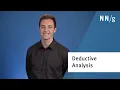 Deductively Analyzing Qualitative Data