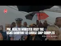 PM Health Minister visit the USNS Comfort at Cruise Ship Complex