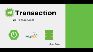 Spring Boot Spring Data JPA Transaction Management Transactional JavaTechie