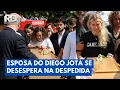 Download Lagu Esposa de Diogo Jota se desespera durante sepultamento – Último adeus comove Portugal 🇵🇹