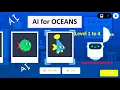 AI for Oceans Level 1 to 4 Train ML Model Hour of code