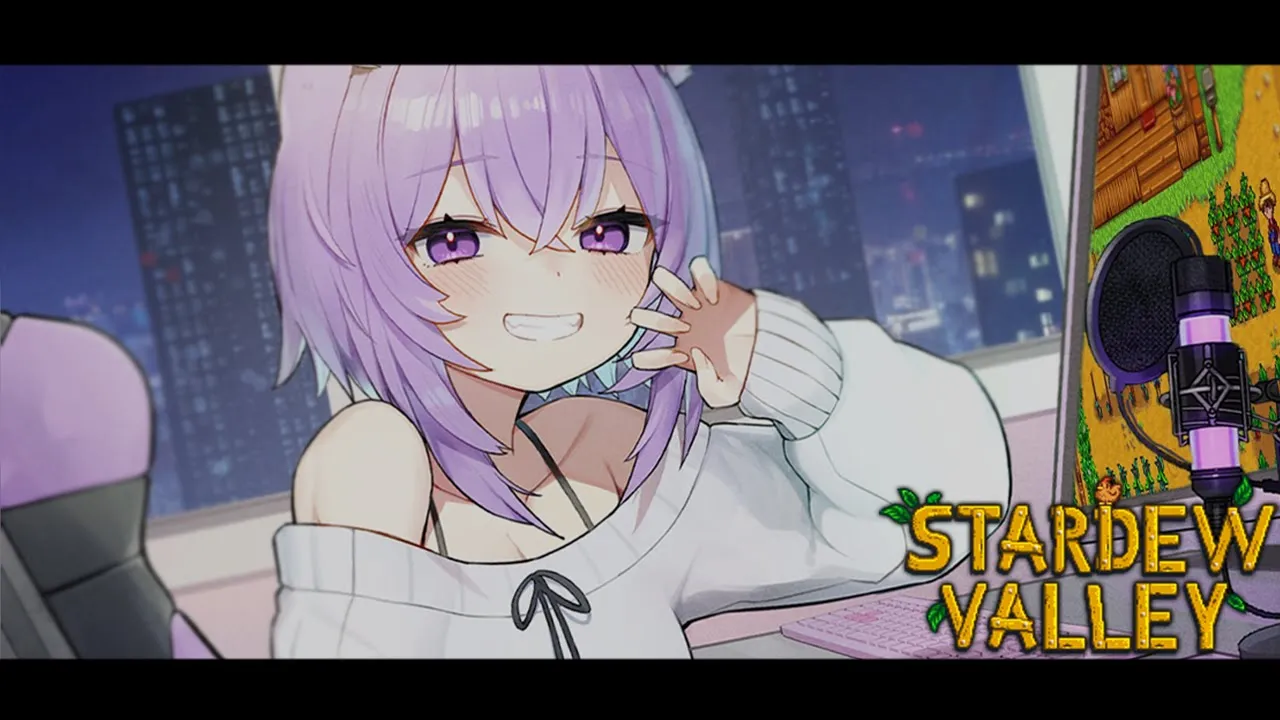 【 Stardew Valley 】 relaxing farm!｜睡眠導入に是非?【 猫又おかゆ/ホロライブ 】