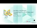 Keynote Iterators and Ranges Comparing C to D Rust and Others - Barry Revzin