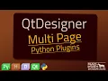 PyQt Multi Page Plugins for QtDesigner
